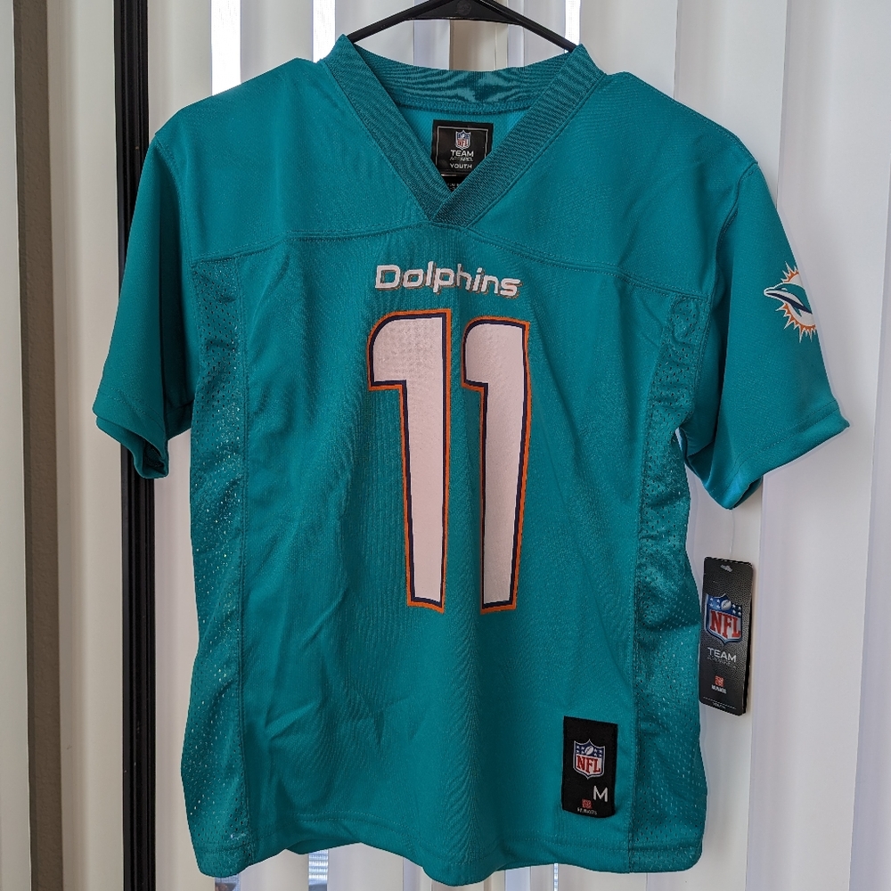 NFL DOLPHINS 11 WALLACE KIDS YOUTH JERSEY NEW 10/12